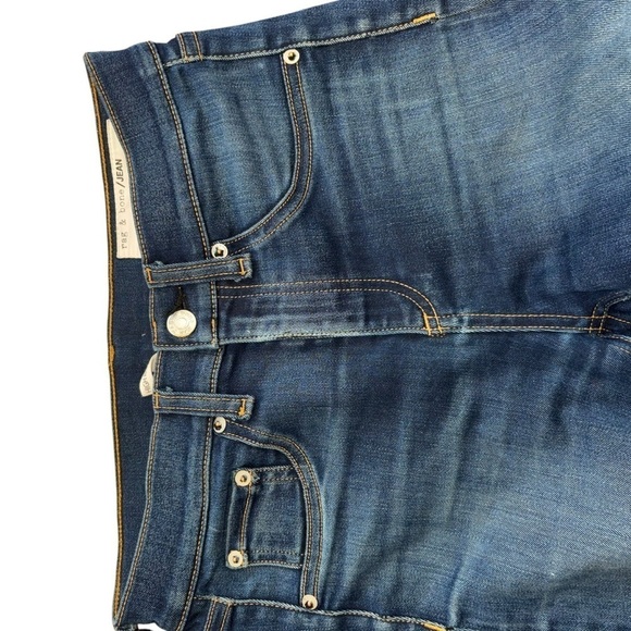 Rag & Bone High Rise Skinny Tight Pants Dark Blue Women’s 25 Grunge Punk Goth - Picture 10 of 15